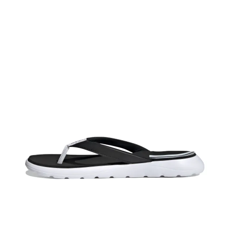 Adidas Comfort Flip Flop 'White Black' Women's-0