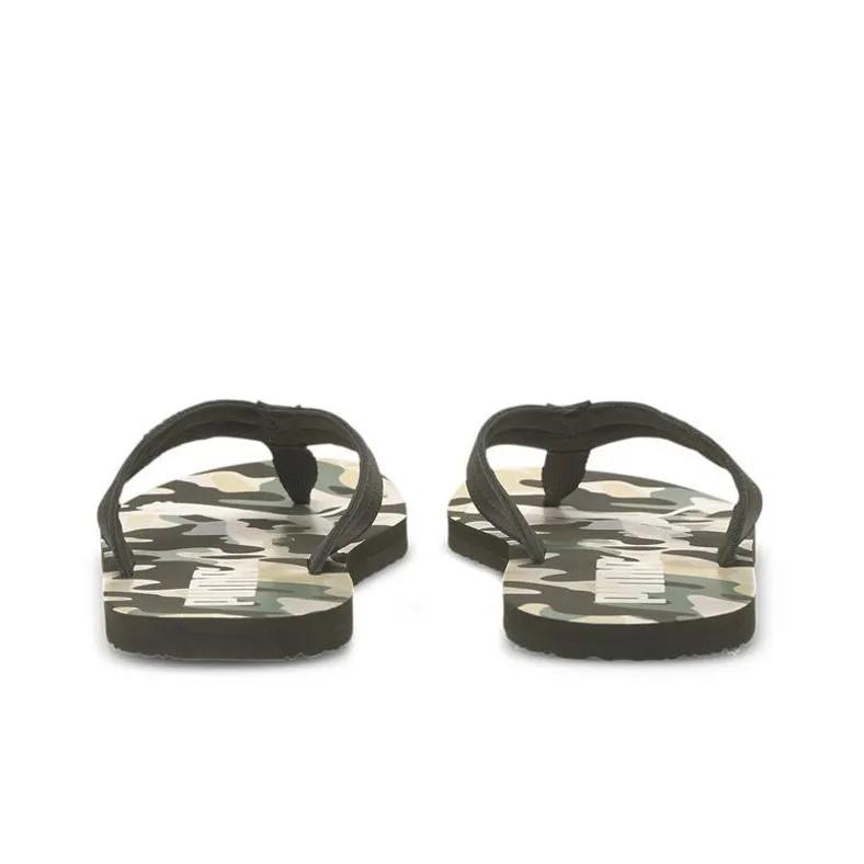 PUMA Cozy Flip Rebfl Sandals Black/Green-3