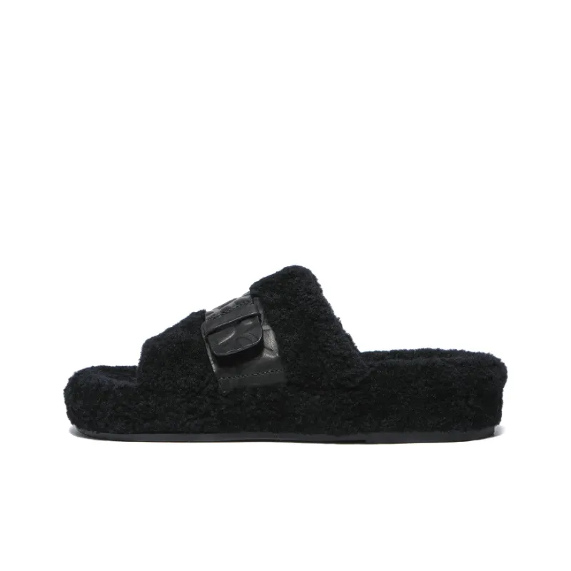 EVERAU Slide Slippers Women's Black-0