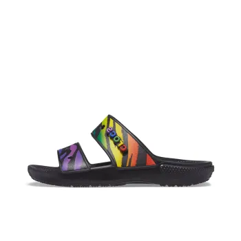 Crocs Classic Wear Resistant Non Slip Sports Slippers Unisex Black