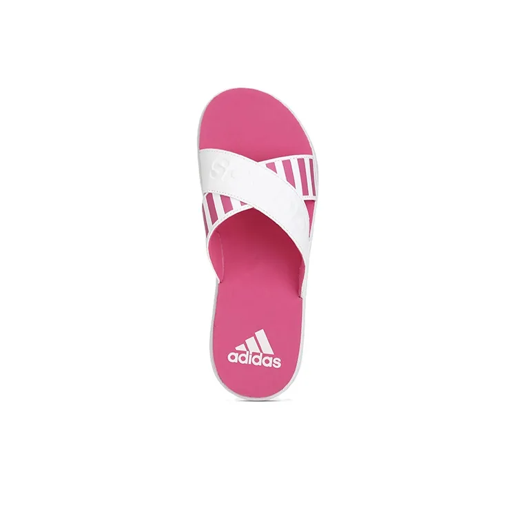 Adidas Distincto Slide Slippers Women's Pink/White-2