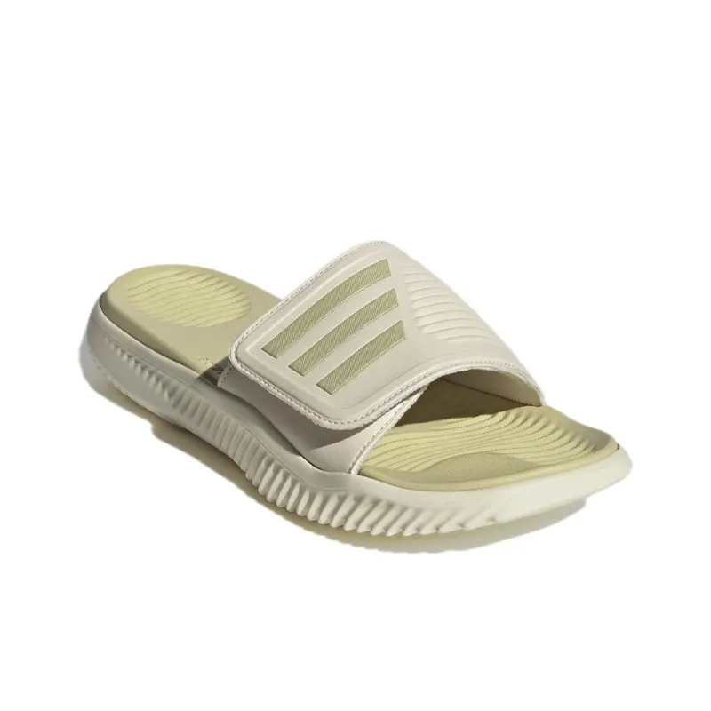 Adidas Alphabounce Slide 'Wonder White Sandy Beige Metallic'-2