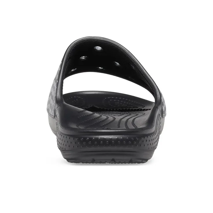 Crocs Classic Logo Motion Slides 'Black White'-5
