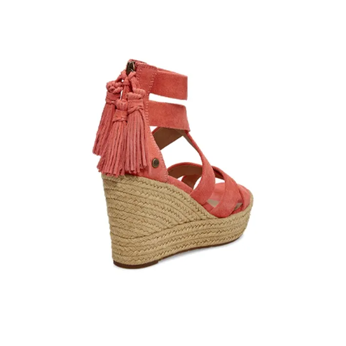 UGG Raquel Stylish Sandals Women's Coral Red-4