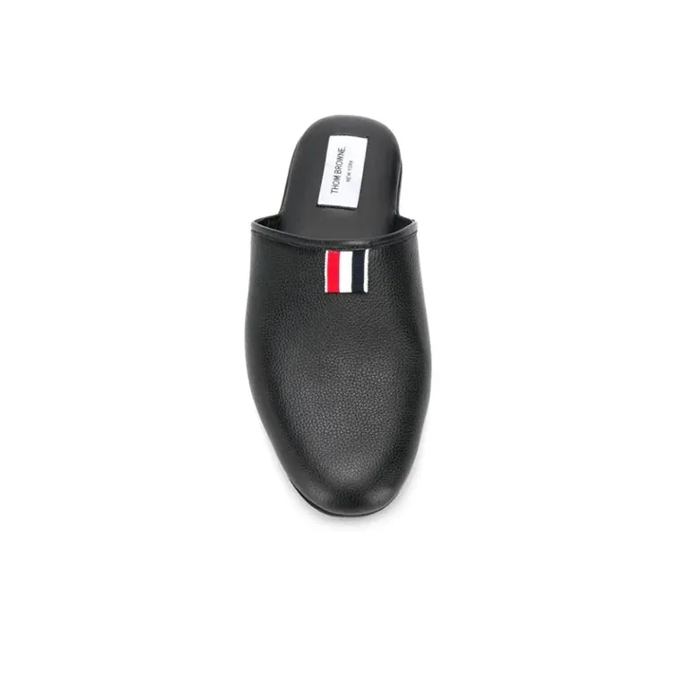 THOM BROWNE· Rubber Sole Closed Toe Slippers Men's Black-2