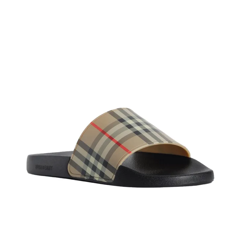 Burberry Vintage Check Slides Archive Beige-3