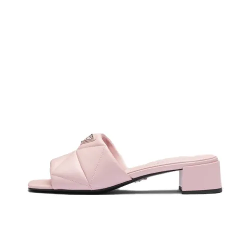 PRADA Quilted Leather Slides