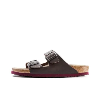 Birkenstock Arizona Soft Footbed Slide Slippers Men's Brown Yellow