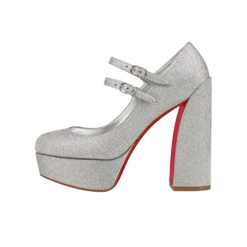 Christian Louboutin High Heels Women's Silver