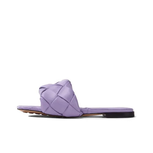 Bottega Veneta Lido Slide Slippers Women's Wisteria Purple