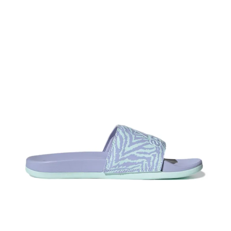 Adidas Adilette Comfort Slide 'Violet Mint Zebra' Women's-1