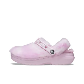 Crocs Classic Fur Sure Clogs Ballerina 'Pink White'