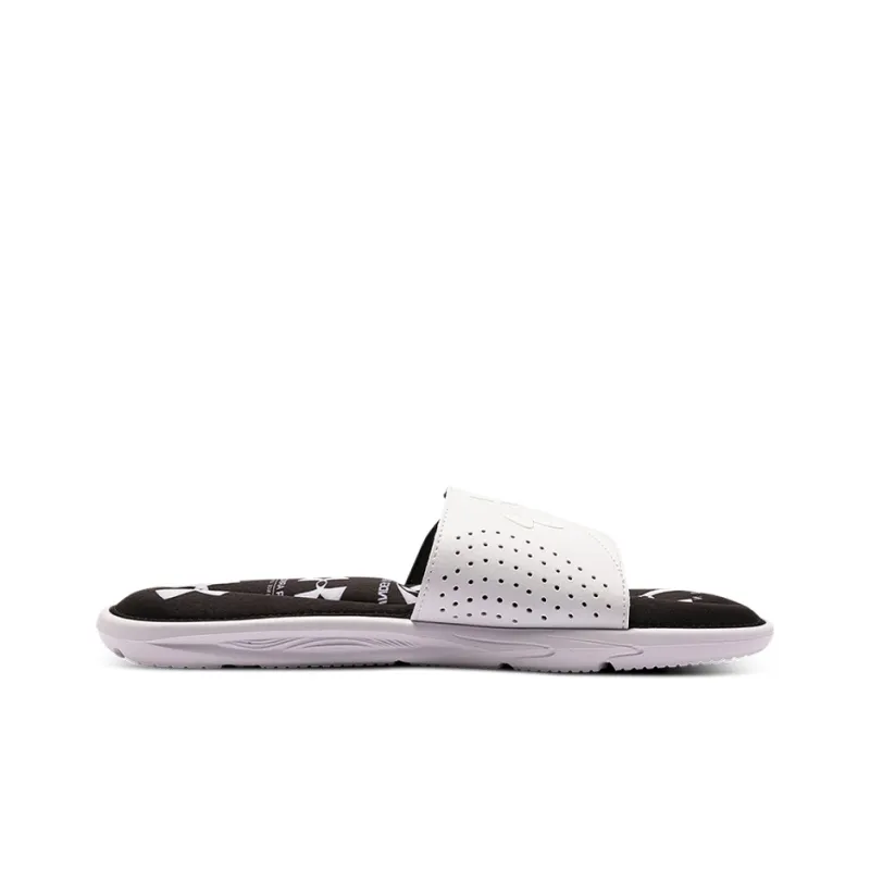 Under Armour Ignite 6 Graphic Strap Slide 'White'-1