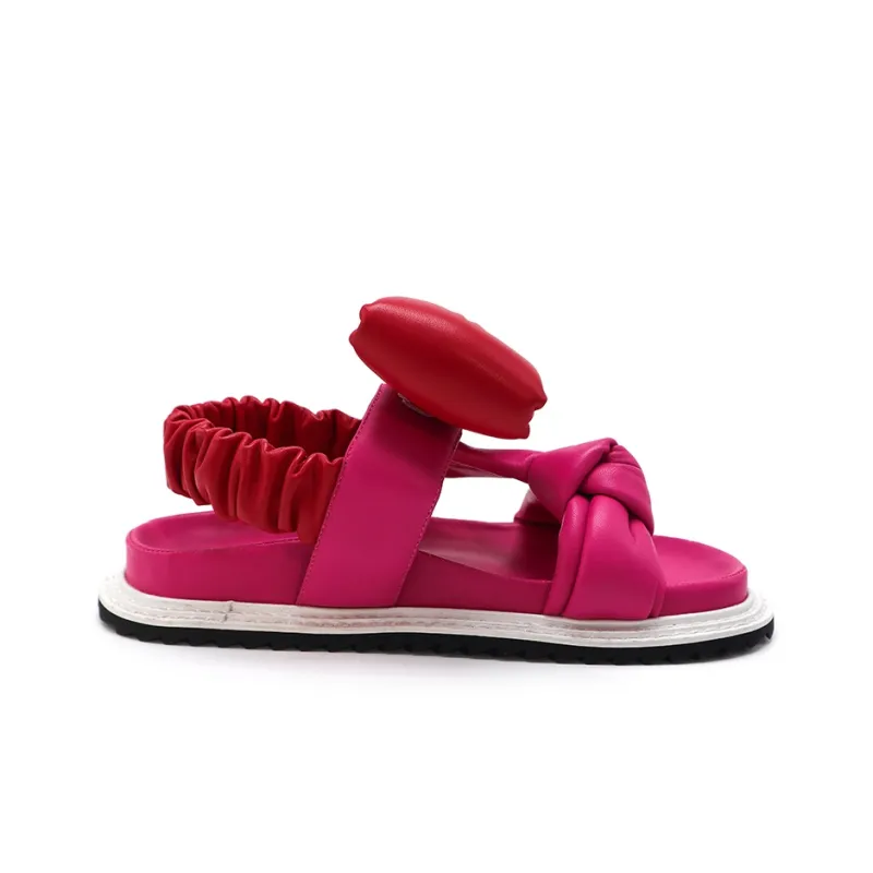 CAMIDY Since1982 Stylish Sandals Women's Rose Red-1