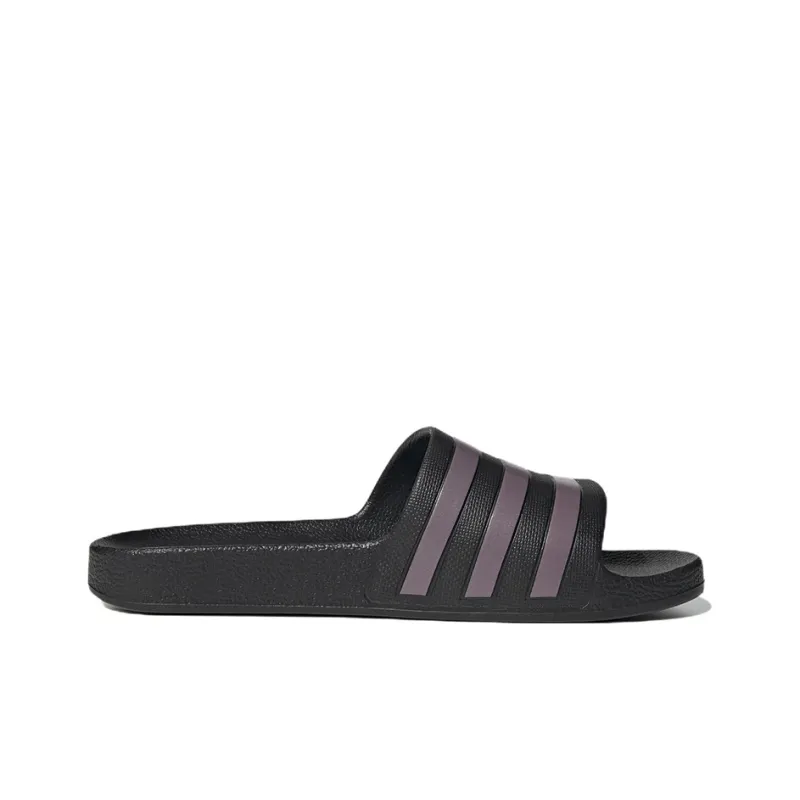 Adidas Adilette Aqua 'Black Purple' Women's-1
