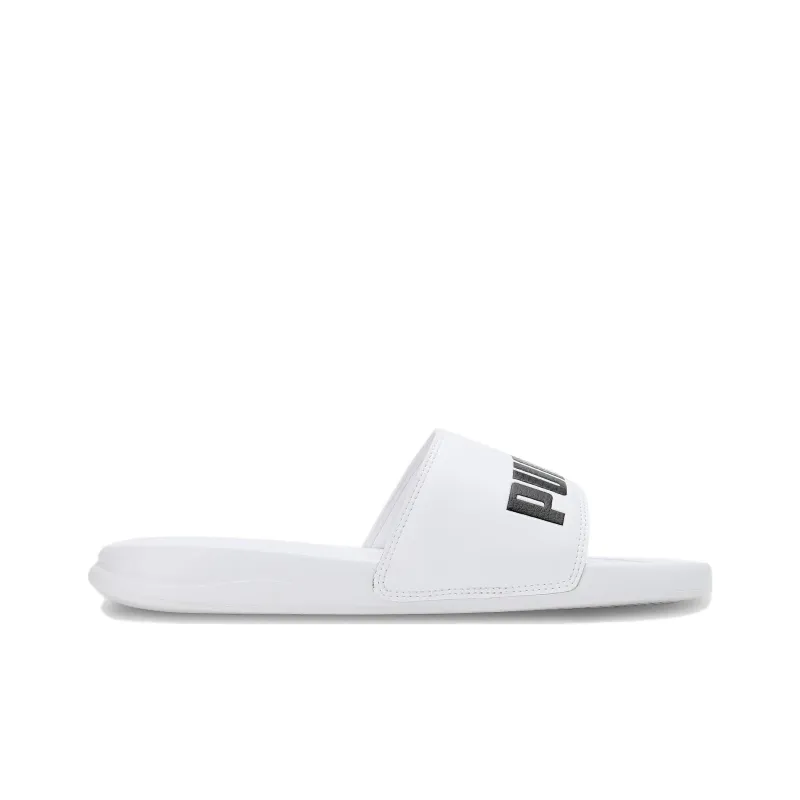 PUMA Popcat 20 Rubber Sole Slippers Men's White Black-1