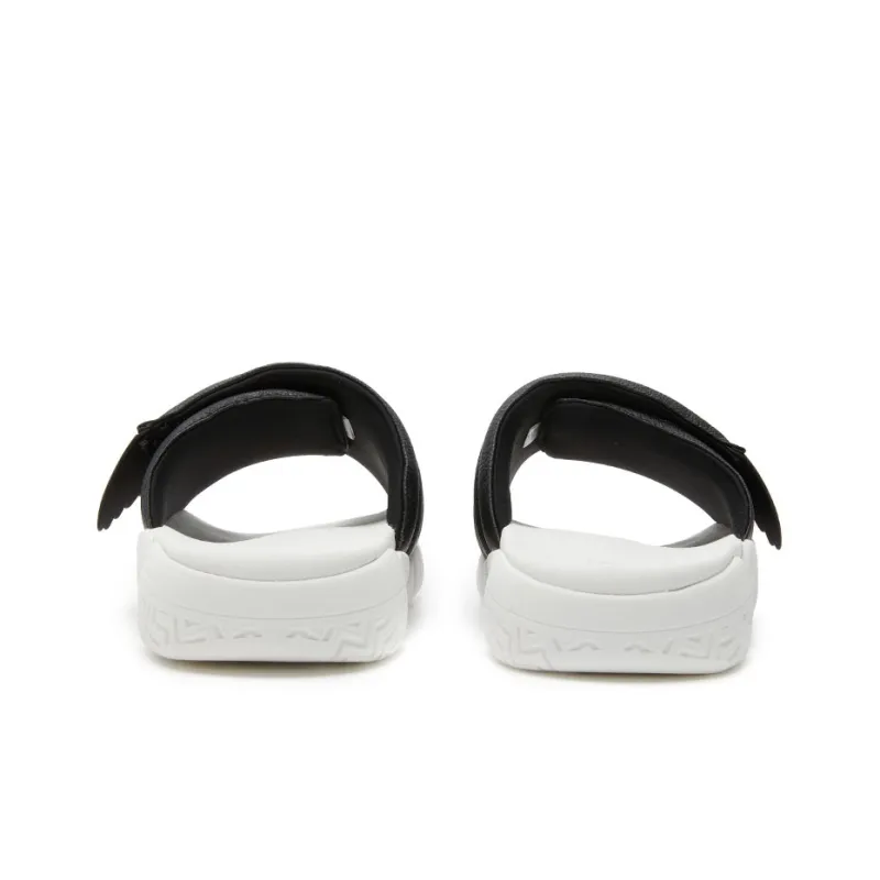 FILA FUSION Barricade Slippers 'Black White' Women's-3
