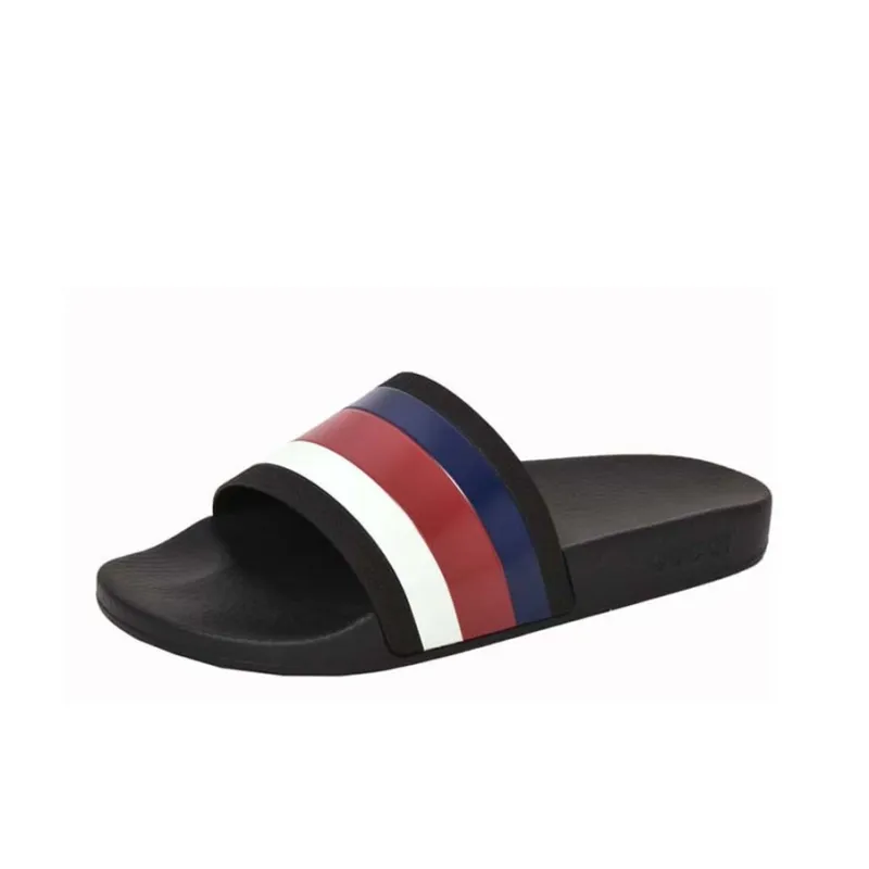 GUCCI Pursuit '72 Slide 'Blue White Stripe'-1