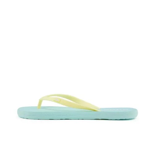 Kappa Slide Slippers Unisex Light Yellow/Ice Blue