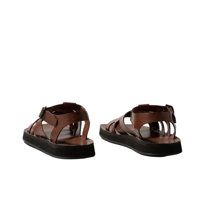 Hereu Beltra Roman Sandals Men's Brown-3