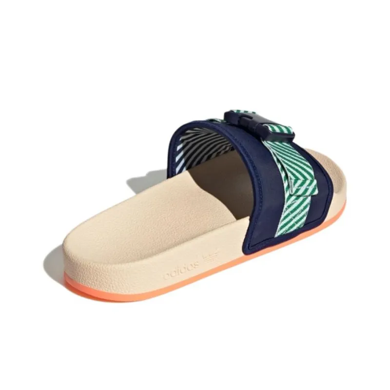Adidas Originals Pouchylette Slides 'Night Sky Bliss Orange Pink' Women's-4