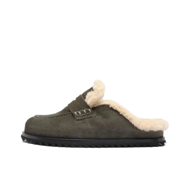 Officine Creative Pelagie D'Hiver EVA Quiet Wrap-toe Slippers Women's Green-0
