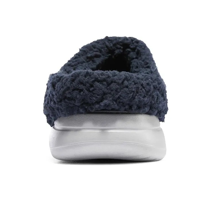 Skechers Go Walk 5 Fleece 'Navy Ink Blue'-3