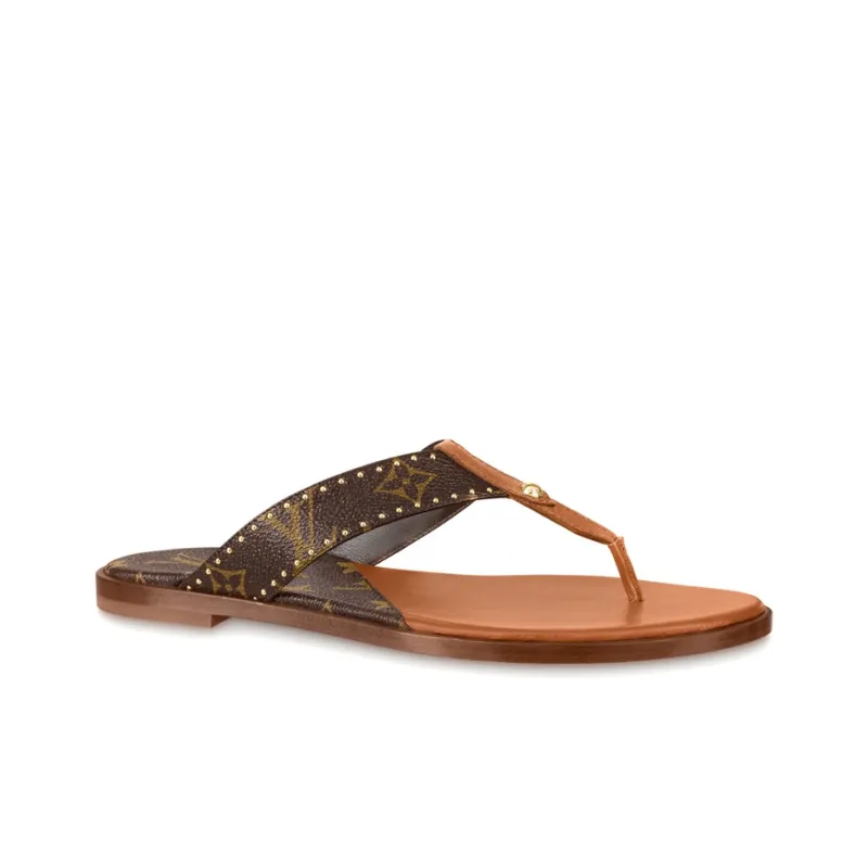 LOUIS VUITTON Stylish Sandals Women's Brown-1