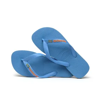 Havaianas HAVIANA Brasil Layers Brazilian National Flag Flip Flops Unisex Turquoise
