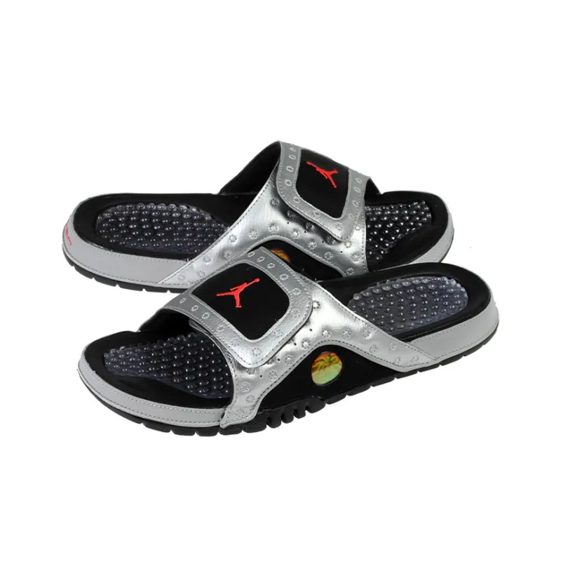 JORDAN Hydro 13 Retro Slide 'Metallic Silver'-1
