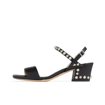 Jimmy Choo Aadra 45 One Strap Sandals Women's Black