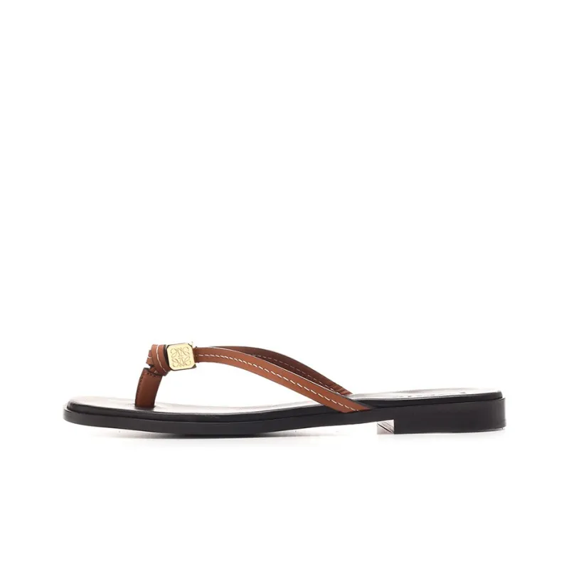 LOEWE Dice Stylish Sandals Women's Brown-0