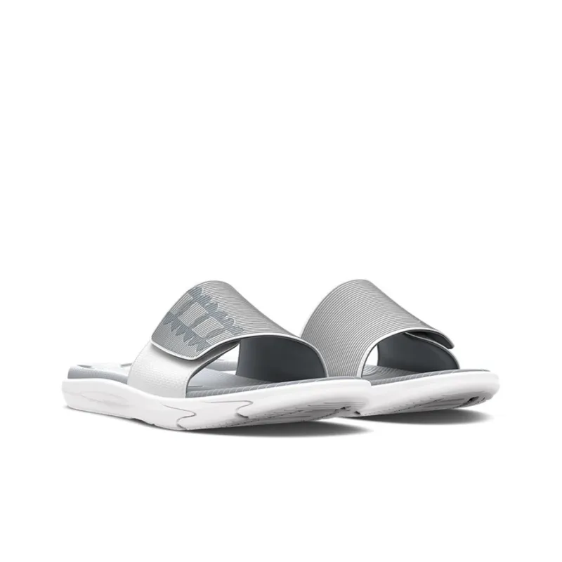 Under Armour Mercenary Slide 'White Halo Grey'-2