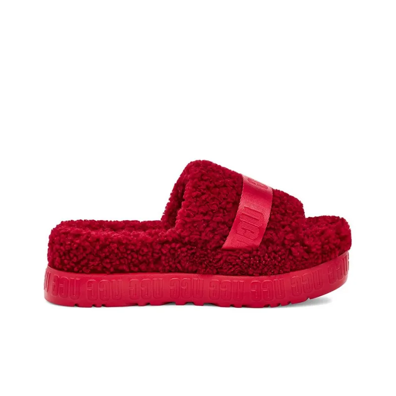 UGG Fluffita Slide Ribbon Red Women's-1