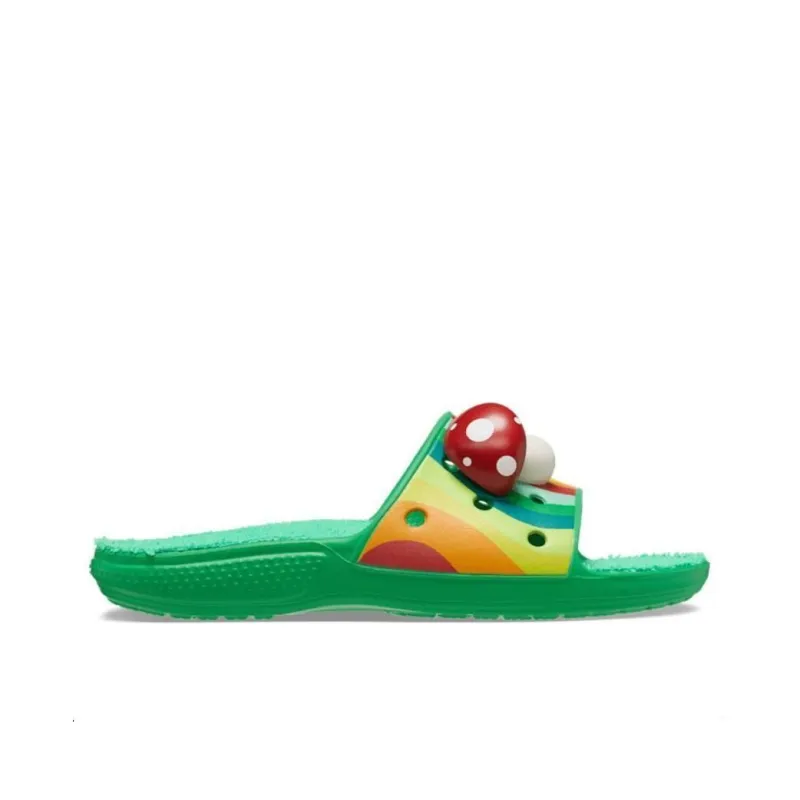 Crocs Classic Slide Zen Garden Terry Cloth-1