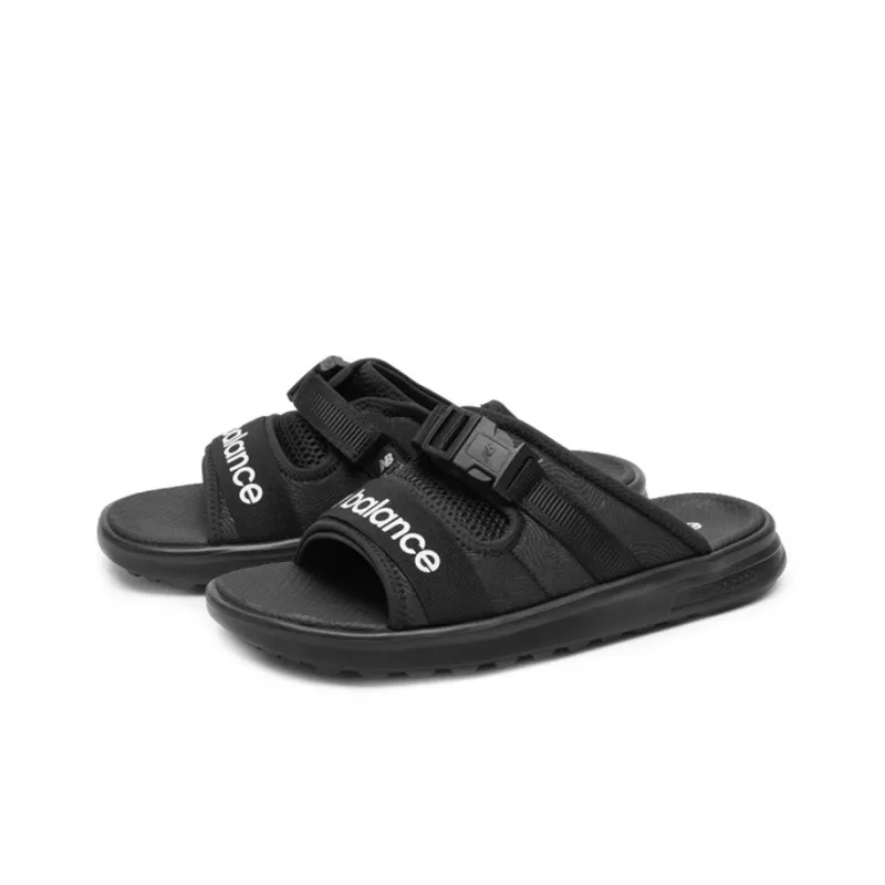 New Balance 330 Slides 'Black White'-2