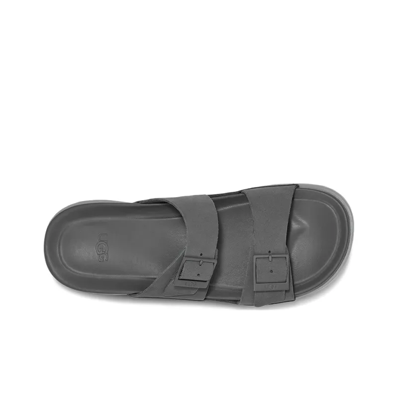 UGG Wainscott Sandals Men's Dark Gray-4