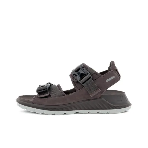 Ecco Exowrap Beach Sandals Men Gray