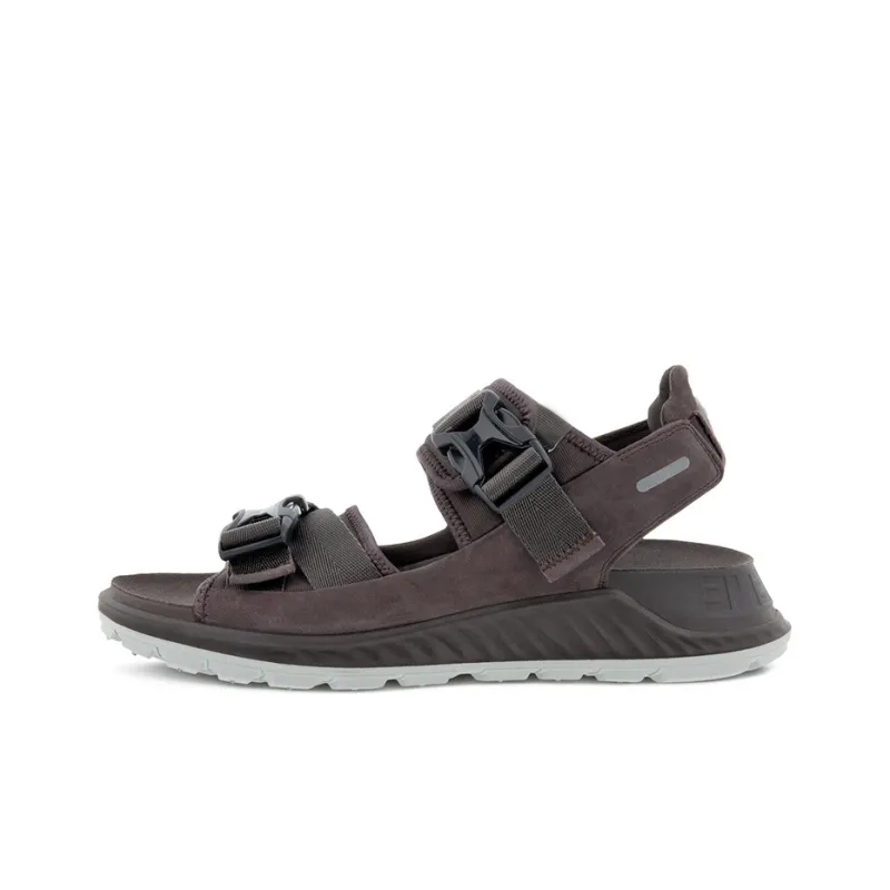 Ecco Exowrap 2 Stylish Sandals Men's Gray-0