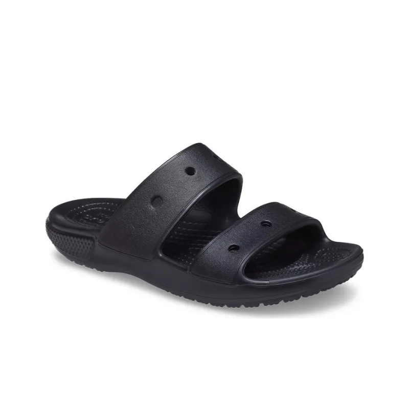 Crocs Classic Double Band Slide Sandals Black-2
