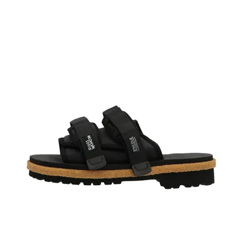 Moncler Suicoke X Moncler Moto Mountain Slide 'Black'