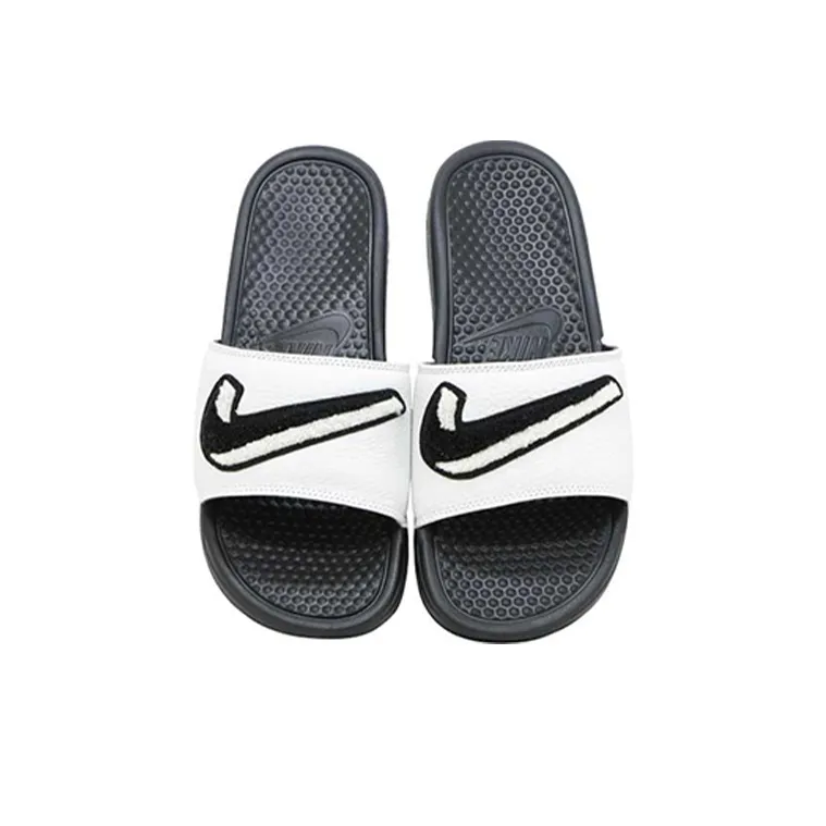 Nike Benassi Jdi Chenille Black Summit White-3