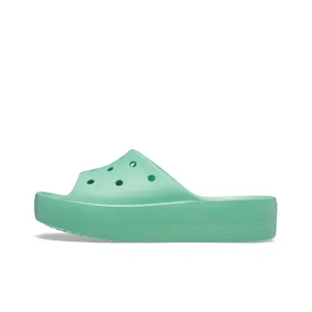 Crocs Classic Platform Sandals 'Green' Women's