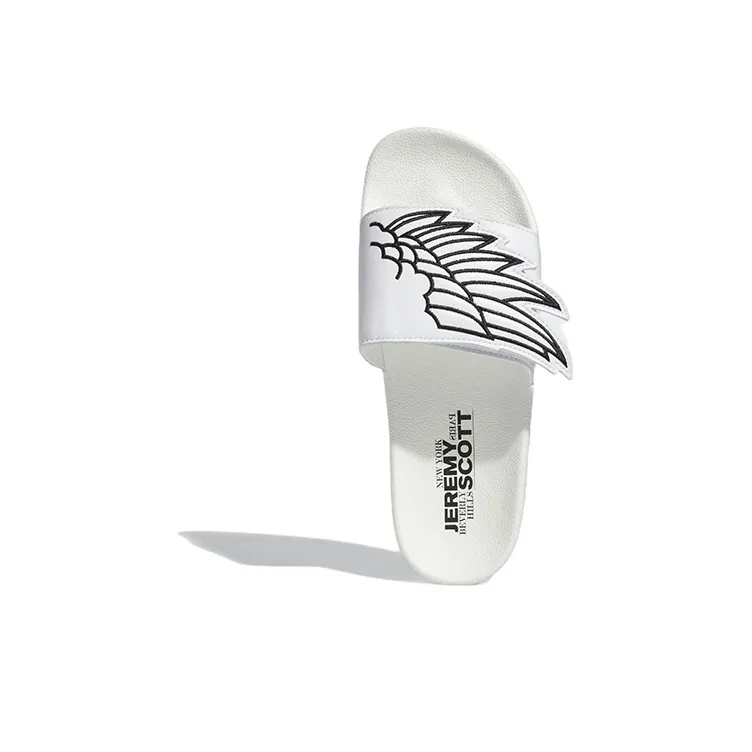 Adidas Originals Adilette Slides Jeremy Scott Wings White-4