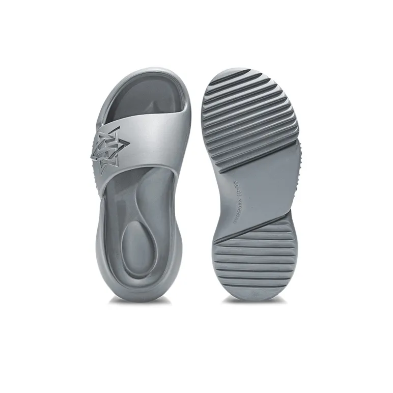 NORVINCY Slide Slippers Unisex Silver/Gray-2