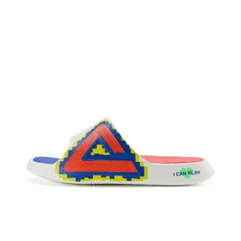 PEAK Quiet Slide Slippers Women's Ecru Orange Red