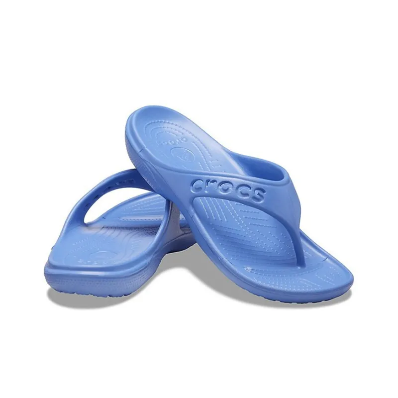 Crocs Baya Minimalistic Casual Flip Flops Blue-3