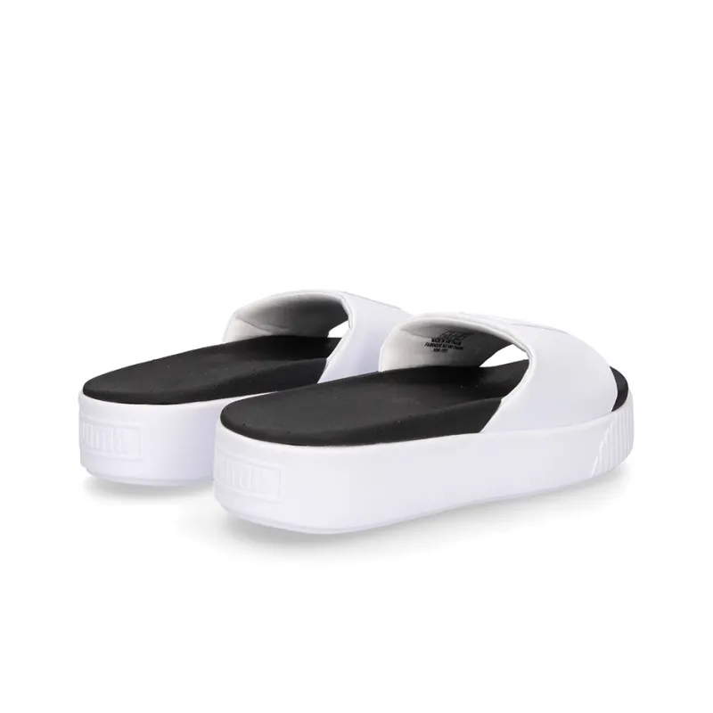 PUMA Platform Slide Bold Sd 'White Black' Women's-4