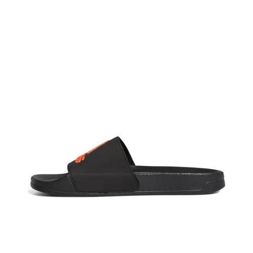 Adidas ADILETTE SHOWER Slide Slippers Unisex Black/Orange