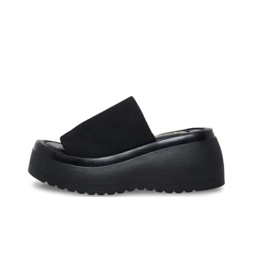 STEVE MADDEN Slide Slippers Women's Black